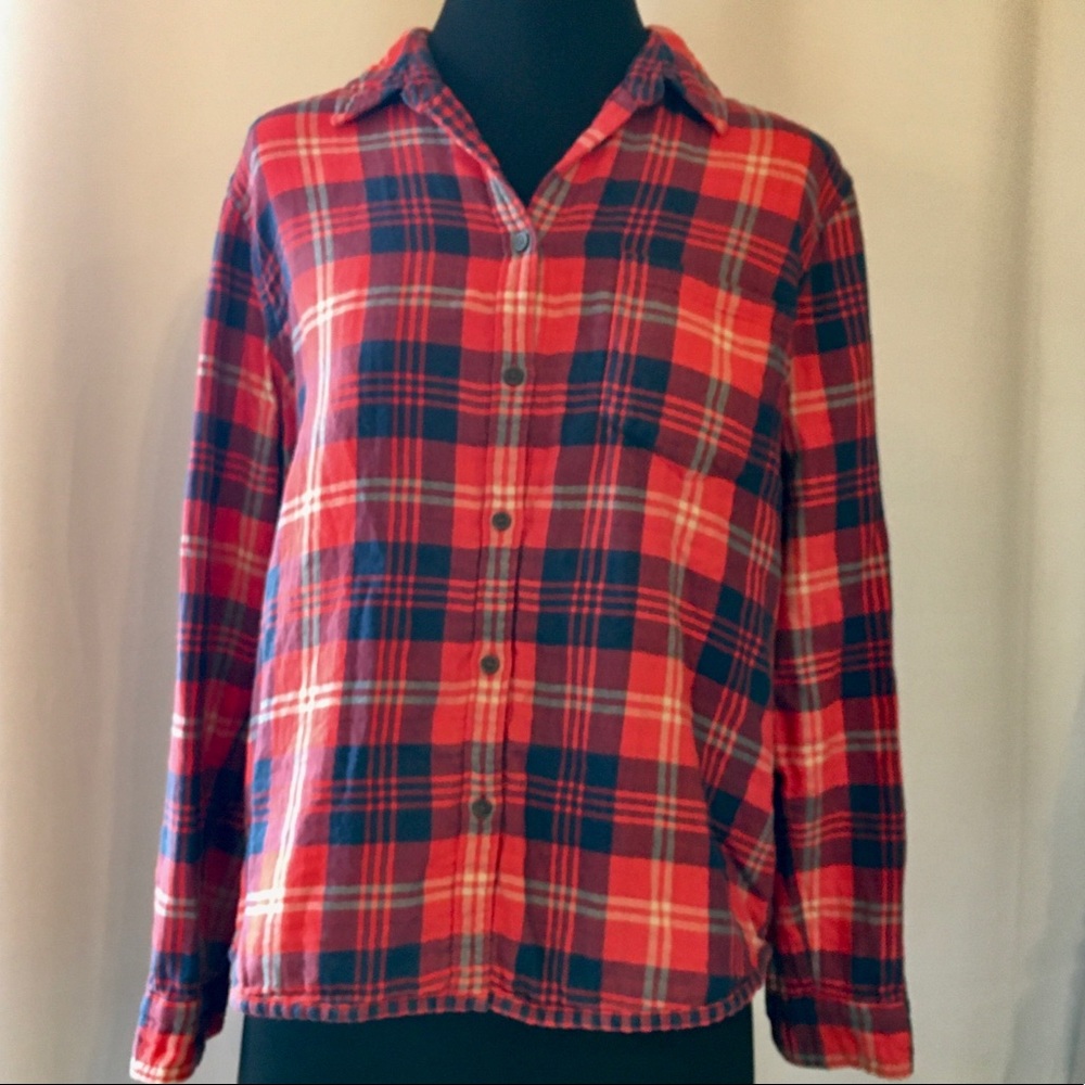 Madewell Ex boyfriend ember flannel plaid